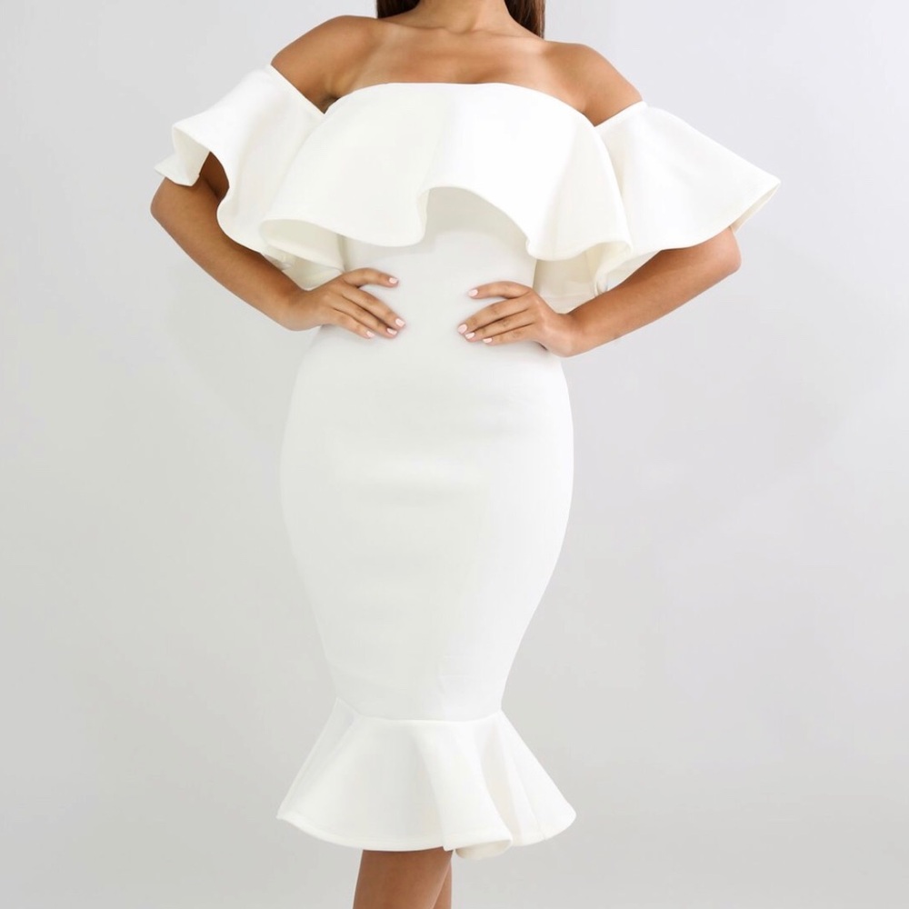Off the Shoulder Mermaid Bodycon Dress
